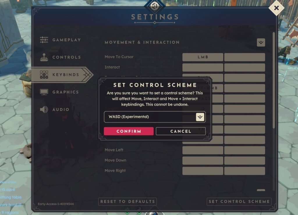 BitCraft Online — Settings