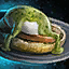 Eggs Benedict with Mint-Parsley Sauce